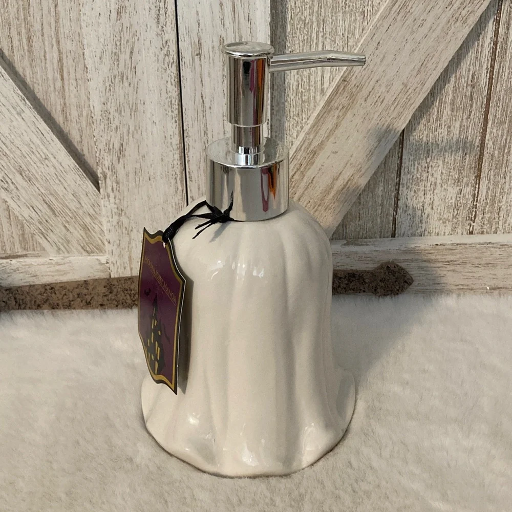 Ceramic Ghost Soap Dispenser